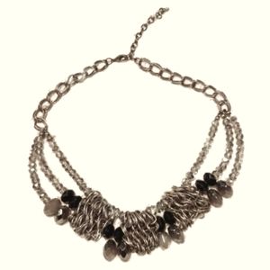 Boutique Gold Tone Adjustable Statement Fashion Necklace